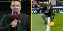 Gary Neville breaks down why VAR couldn’t rule out Newcastle’s goal vs Arsenal