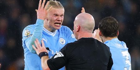 Erling Haaland storms off pitch after ‘disgraceful’ decision in dying moments of Man City v Spurs