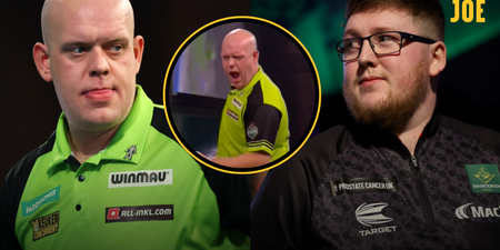 “I wouldn’t say that!” – Michael van Gerwen sends message after leaving Keane Barry stunned
