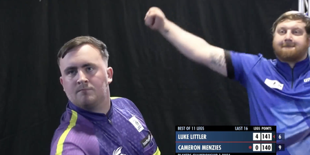 Luke Littler agonisingly close to second nine-darter in just one day