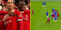 Liverpool fans furious after Virgil van Dijk’s goal ruled out by VAR