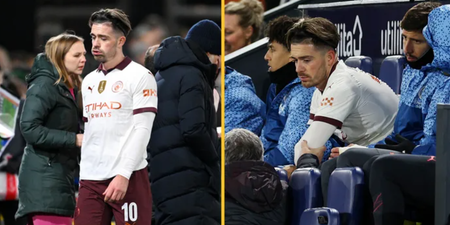 Jack Grealish consoled by team-mates after latest injury blow