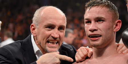 Barry McGuigan claims that Carl Frampton could "not have achieved anything without me or my family"