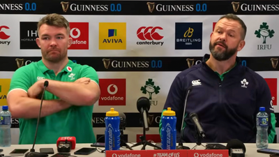 “I didn’t want to say it like that!” – Farrell jumps in after Peter O’Mahony gets unwanted reminder