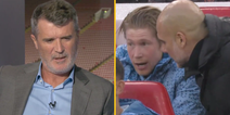 Roy Keane gives take on Kevin de Bruyne argument over substitution