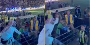 Saudi Pro League striker lashed from the stand by furious fan